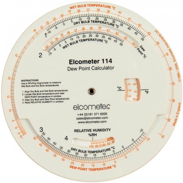 Dewpoint Calculator 114